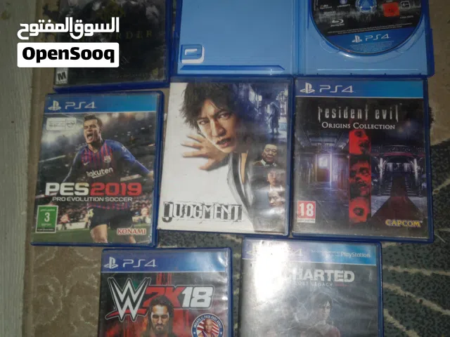 أشرطة بلايستيشن 4 نظيفه
