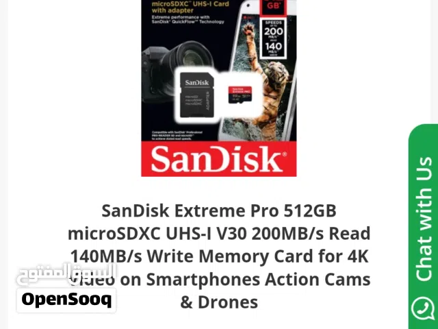 We are seeking the SanDisk Extreme Pro 512GB microSD card.