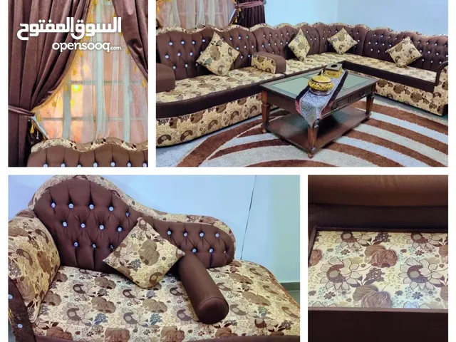 Sofa Majlis in L-shape + Relaxing sofa