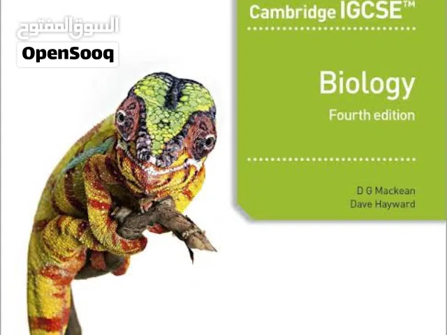 Igcse Cambridge books , biology, chemistry, physics, mathematics, English