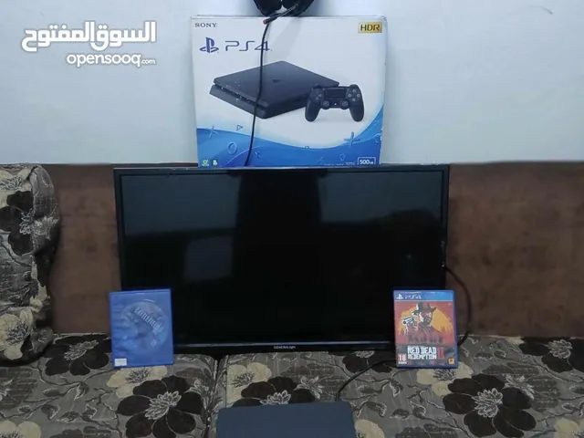 بلايستيشن 4 مع كل لوازمها