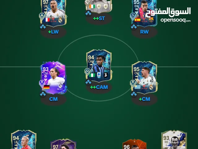 حساب Fc25 فيه امبابي التوتس ولاعبين آخرين مميزين نسخة بلي 5