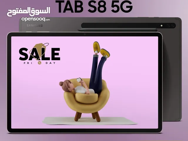 عرض خرافي Galaxy Tab S8 5G متوفر لدى سبيد سيل ستور