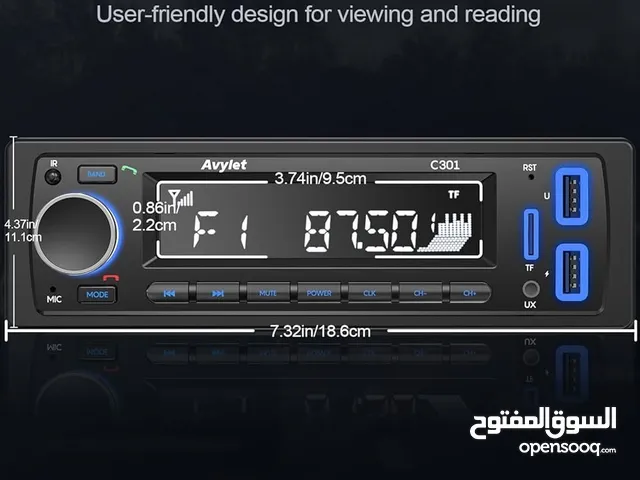 مسجل سياره يعمل بلتوث يعمل جميع انوع السيارت