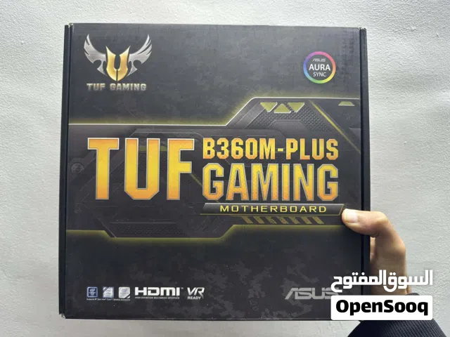 تدعم لحد جيل تاسع TUF B360M-PLUS ومتوفر معالج i5-8400