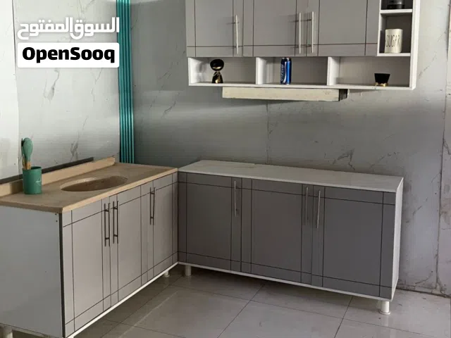 كاونترات خشب mdf تركي قياس مترونص مع سنك مترو20