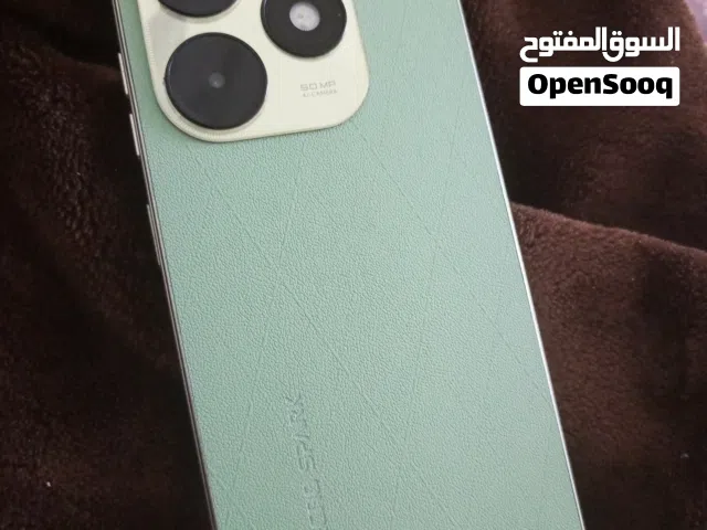 جوال تكنو سبارك رام 8 وذاكره داخليه 265 جيجا نظيف جدا بدون اغراض