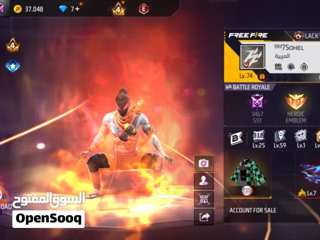 Free fire mena account for sale good price