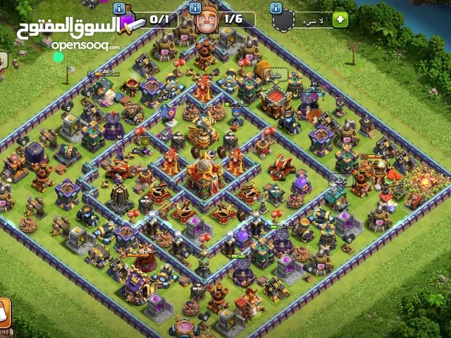 حساب كلاش اوف كلانس تاون 16 للبيع كامل مع الايميل الرئيسي