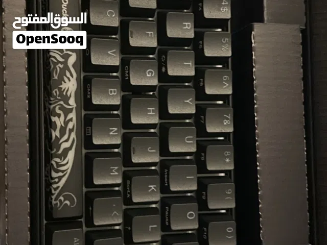 Black Ducky keyboard one 3 sf brand new/كيبورد جديد لم يتم استعماله يوم واحد لونه اسود شركة معروف