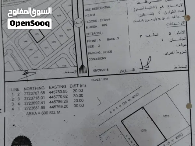 ارض سكني - سور مزاريع شناص