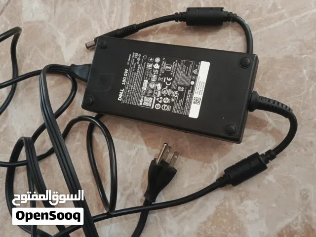 شاحن  Dell اصلي 180 واط ، مصمم لأجهزة لاب توب Dell، بما في ذلك طرازات Alienware و Precision