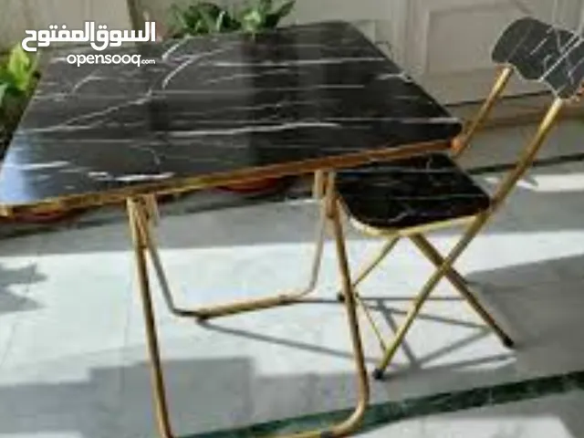 FOLDING CHAIRS  WITH FOLDING TABLE