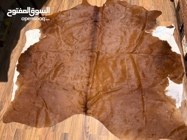ORIGINAL Large Brown And White Cowhide Rug Capet