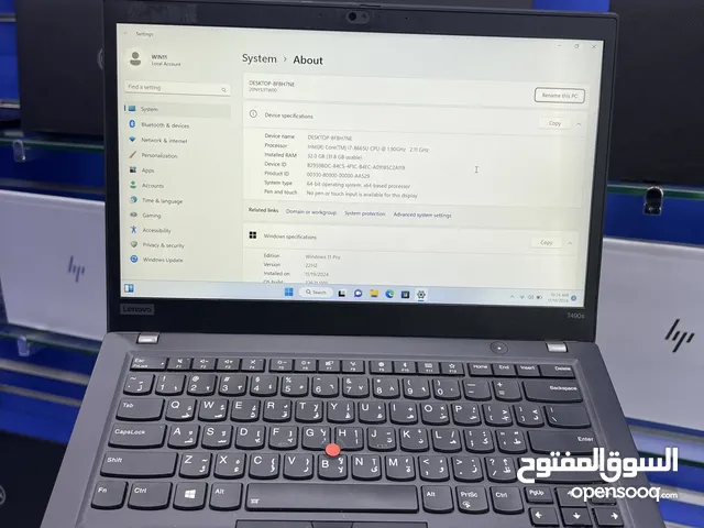 Lenovo T490s laptop