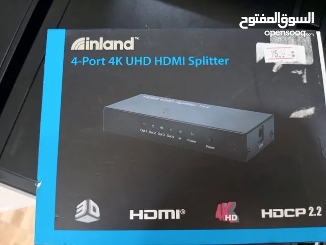 جهاز Inland 5-Port UHD 4K HDMI Switch – لتحويل الإشارة بجودة عالية!