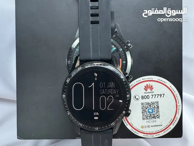 ساعة هواوي جي تي 2 بكامل الملحقات والكرتون بحالة ممتازة