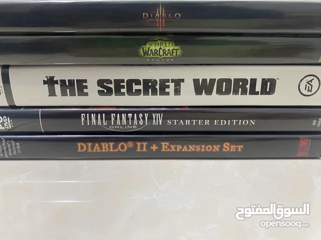 اشرطة بيسي للبيع (diablo 3, world of warcraft, diablo 2, the secret world, final fantasy )