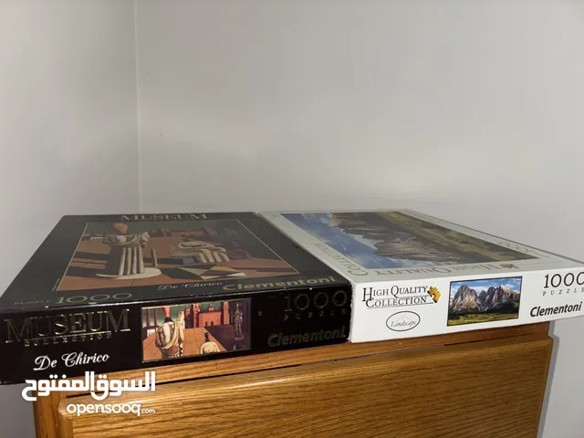 لغزين من 1000 قطعة ممتعين للغاية وفي حالة رائعة
