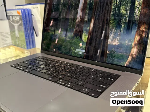 MacBook Pro 16” M1 Pro 16GB RAM 512GB SSD شاشة عملاقة وأداء احترافي