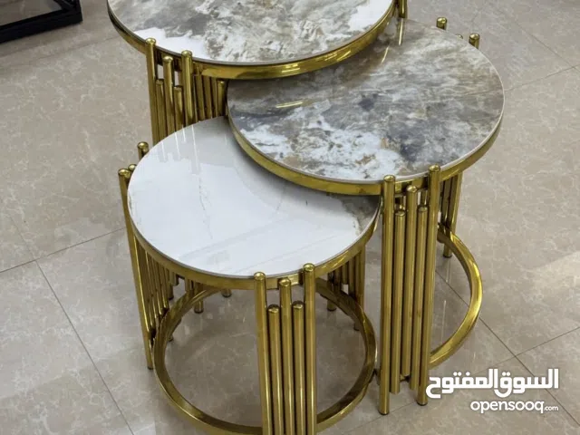Coffe tables طقم طاولات قهوة servingوطاولات خدمة و طاولات ضيافه بتصميم عصري وأنيق ادفع عند الاستلام