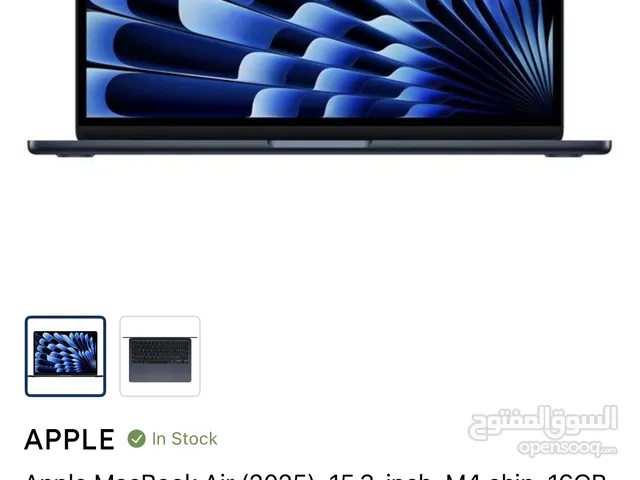 Apple MacBook Air (2025), 15.3-inch, M4 chip, 16GB RAM, 256GB SSD, Midnight New Sealed!