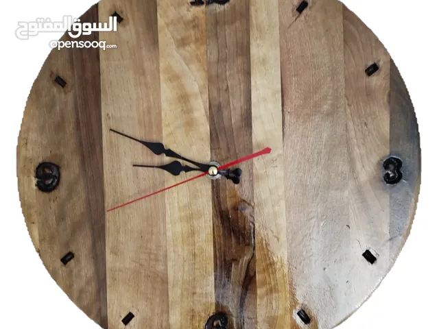 handmade woodcarving wall clock