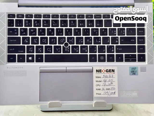 HP ELITEBOOK  840G7 INTEL CORE I7 PROCESSOR G7 POWER PROCESSOR  10TH GEN 16GB RAM 256GB SSD