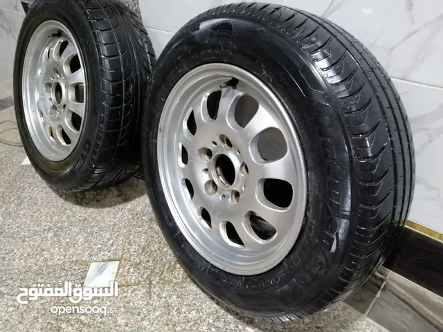 طقم جنط مع كوتش مقاس 15