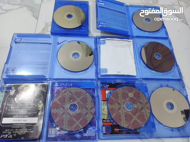 أقراص بلي 4 مستعملة نظيفه شخط ما بيهة
