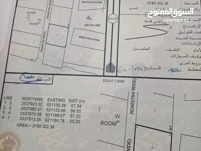 أرض في ويهي المر )طوي النصف) من المالك مباشرة، مساحة كبيرة عبارة عن أرضين، ممتازة للبناء