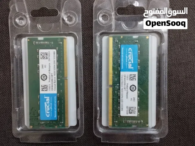 رامات لابتوب كروشيال DDR4 للبيع