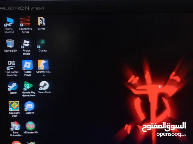 كمبيوتر i3 جيل اول مع كرت شاشة r7700 amd