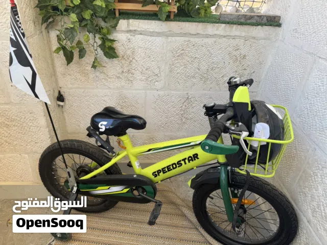 بسكليت أطفال SPEEDSTARجديد مع سلة أمامية وخوذة ومكان لمطرة الماء