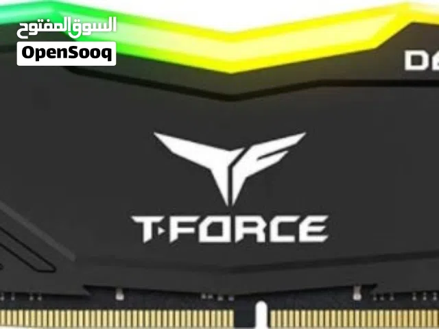 Team group T-Force Delta RGB 16GB (16GBx1) DDR4 3600MHz Memory - Black