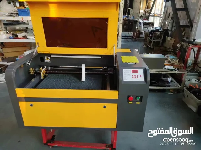 جهاز قص ونقش ليزر القوة 60واط مقاس لوحة العمل60×40سم (جديد) مع دورات ودعم فني