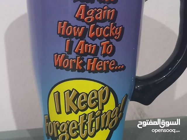 mug with funny writing