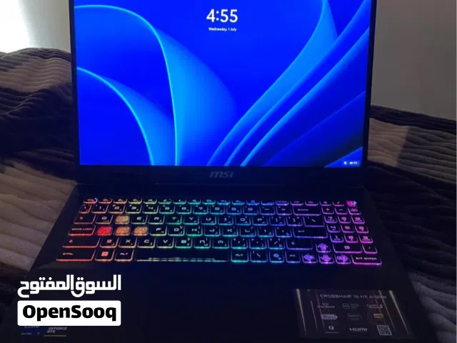 CROSSHAIR 16HX AI 02WX GAMING LAPTOP FOR URGENT SALE