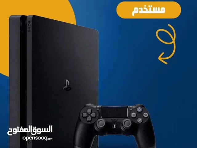 بلايستيشن 4 سليم ايدتين 800 جيجا + 4 العاب