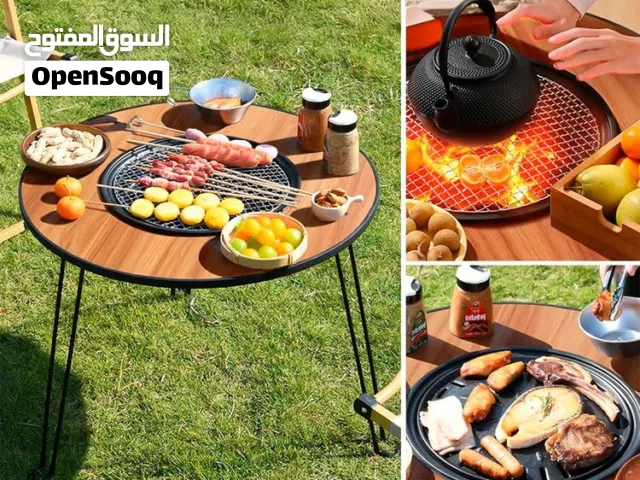 طاولة باربكيو محمولة  استمتع بشواء مثالي في أي مكان