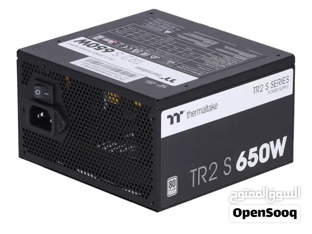باور سبلاي ثيرمال تيك لأجهزة الجيمنج بسعة 650 واط حقيقي THERMALTAKE 650W 80+ PLUS GAMING PSU