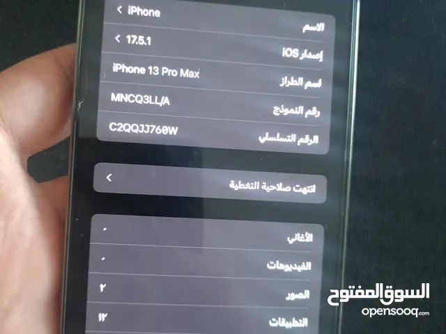 Apple iPhone 13 Pro Max 256 GB in Mafraq