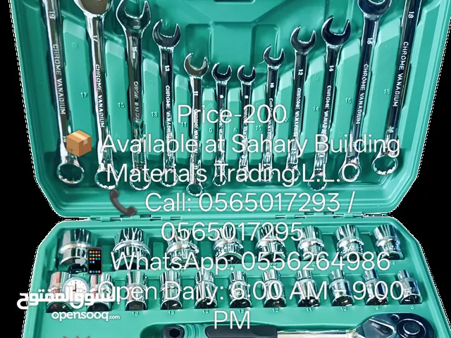 Heavy-Duty 37 PCS Spanner & Socket Set – Chrome Vanadium Steel With Case