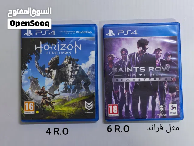 ألعاب بلاي ستيشن فور ممتعه و بحاله ممتازه ، ألعاب مغامرات مختلفه و بجيم بلاي ممتاز ألخ PlayStation 4