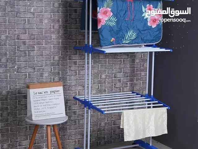 منشار ملابس حديد 3 دور قابل لطي* *مجفف ملابس من الستانلس ستيل مع 3 طبقات متعددة الأغراض يمكنه قدره ت