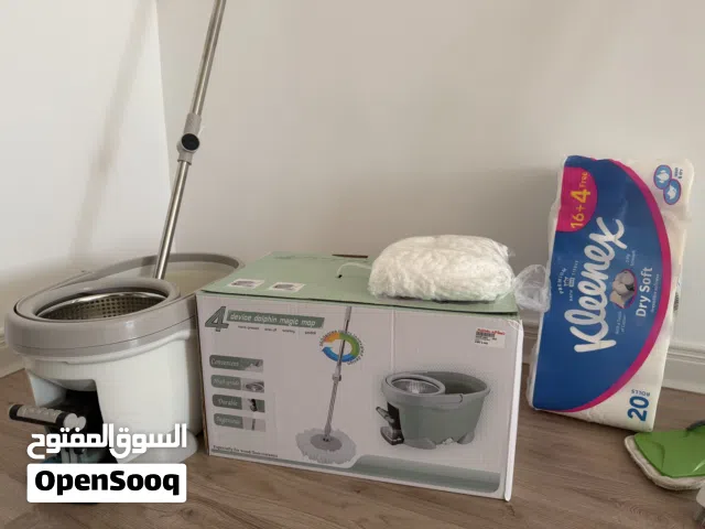 Spin mop and cleaning products