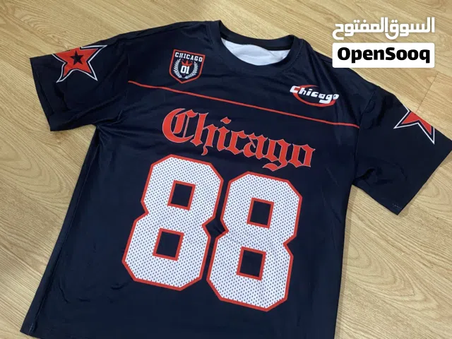 Aesthetic black Chicago T shirt