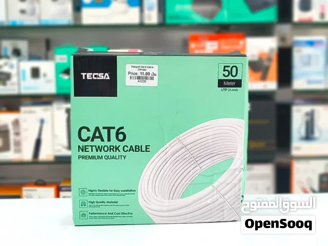 Brand New Tecsa Cat6 Cable in Oman  Stable transmission