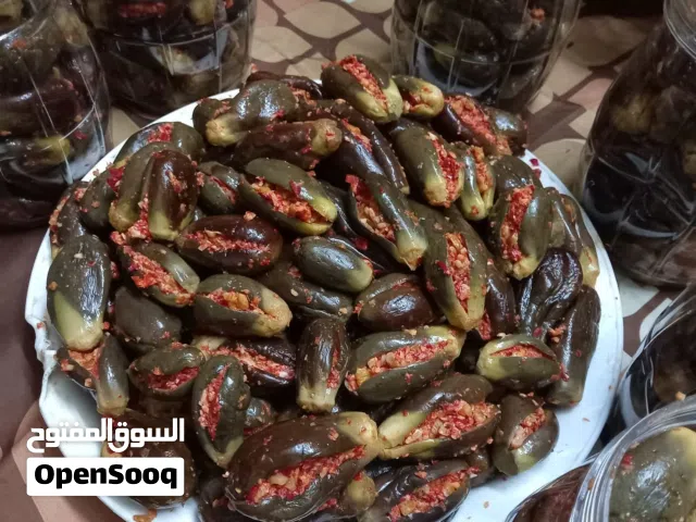مقدوس أردني بزيت الزيتون الأصلي متوفر جميع الاحجام و الأذواق متوفر خدمه توصيل للسعوديه خلال أيام