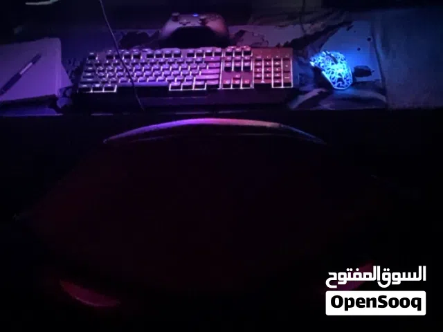 سيت اب العاب pc+شاشه+كيبورد+ماوس+واير ايثرنت+سماعه+ماوس باد